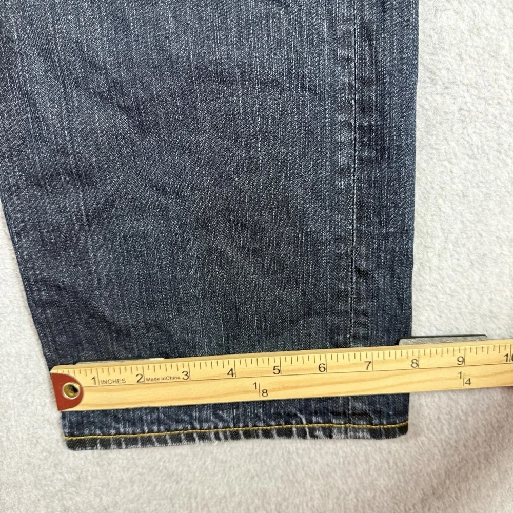 G Star Raw Jeans Men 34x30 Blue 3301 Straight Leg‎ Dark Wash Button Fly Italy